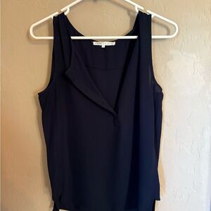Violet & Claire Navy Blue Sleeveless Top
